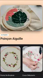Broderie Points Tutoriels screenshot