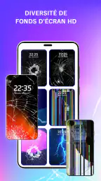 Broken Screen: Magic Wallpaper screenshot