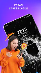 Broken Screen: Magic Wallpaper screenshot