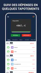Budget et suivi de dépenses screenshot