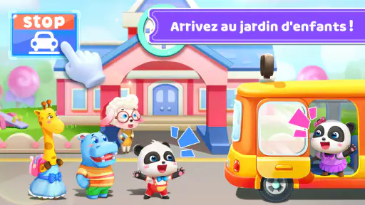 Bus Scolaire de Bébé Panda screenshot