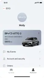 BYD AUTO screenshot