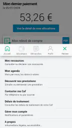 Caf - Mon Compte screenshot