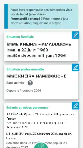 Caf - Mon Compte screenshot