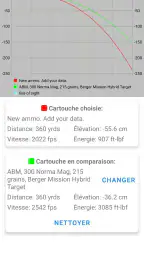Calculateur balistique 2026 screenshot