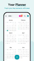 Calendar 2026 screenshot