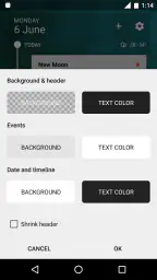 Calendar Widget: Agenda - Beau screenshot