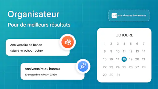Calendrier screenshot