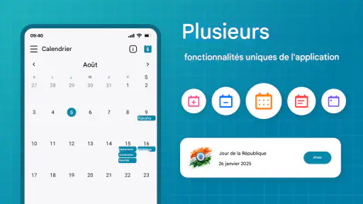 Calendrier screenshot