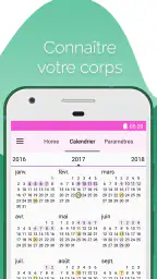 Calendrier des règles Lilly screenshot