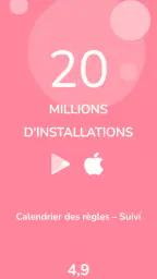 Calendrier des règles – Suivi screenshot