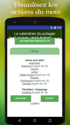Calendrier du potager screenshot