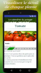 Calendrier du potager screenshot