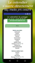 Calendrier du potager screenshot