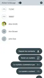Calls Blacklist - Bloc appels screenshot