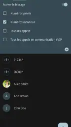 Calls Blacklist - Bloc appels screenshot