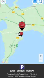 camping car van aire gratuite screenshot