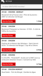 camping car van aire gratuite screenshot