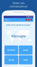 Capitales des pays: Quiz monde screenshot