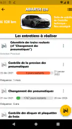 Carnet Entretien pour Voitures screenshot