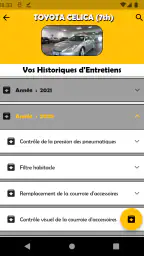 Carnet Entretien pour Voitures screenshot