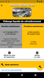Carnet Entretien pour Voitures screenshot