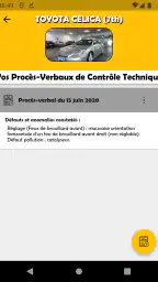 Carnet Entretien pour Voitures screenshot