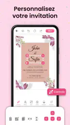 Créateur de carte d'invitation screenshot
