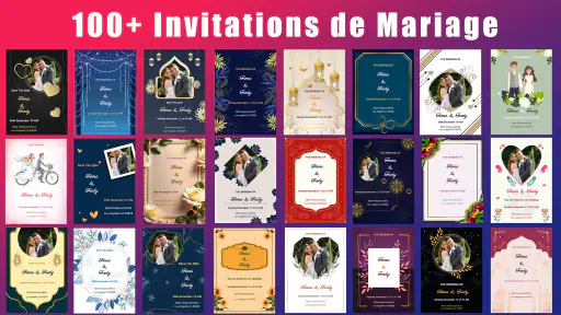 Carte d'Invitation de Mariage screenshot