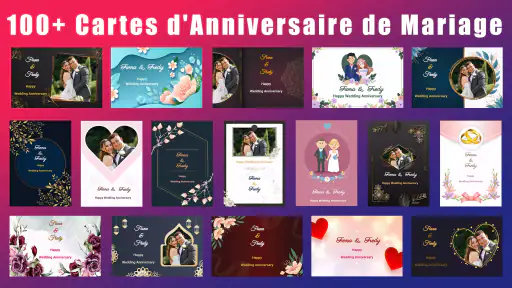 Carte d'Invitation de Mariage screenshot