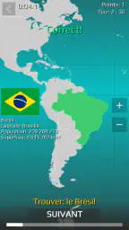 Carte du monde Quiz screenshot
