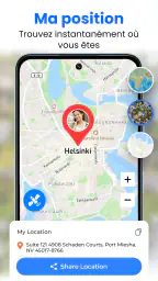 Carte en direct -Satellite GPS screenshot