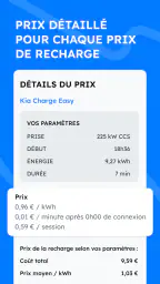 Chargeprice : bornes et prix screenshot