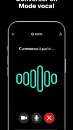 Chatbot IA français - Nova screenshot