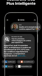Chatbot IA français - Nova screenshot
