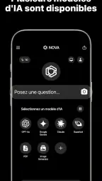 Chatbot IA français - Nova screenshot