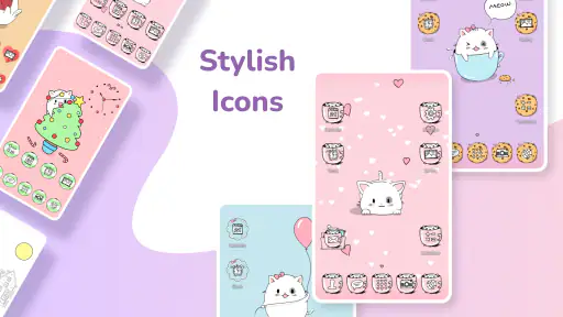 Chats Mignons Thème Téléphone screenshot