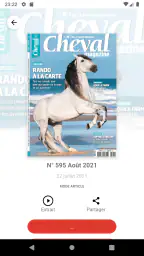 Cheval Magazine screenshot
