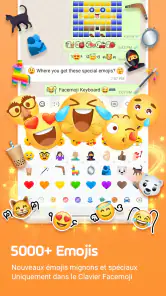 Clavier Facemoji - AI Emoji screenshot