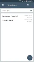 ClevNote - Bloc-notes screenshot