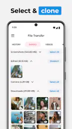 Clonage Téléphone : Transfert screenshot