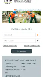 CNETP Salarié screenshot
