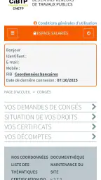 CNETP Salarié screenshot