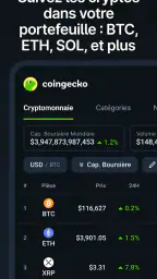 CoinGecko - Crypto-monnaie screenshot