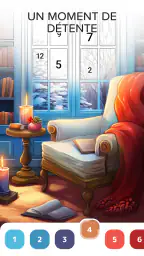 Coloriage cosy par numéro screenshot