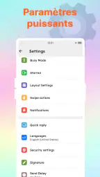 Color SMS: Message et messager screenshot