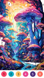 Coloriage fantaisie par numéro screenshot