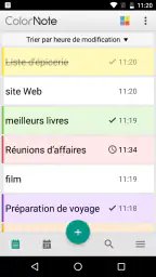 ColorNote Bloc-notes notes screenshot