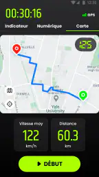 Compteur de Vitesse GPS - km/h screenshot