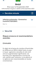Conseils Aux Voyageurs screenshot